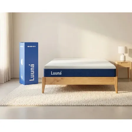 Colchão Casal Luuna Blue, Espuma 20 cm com Bloqueio de Movimento, 10 Anos de Garantia