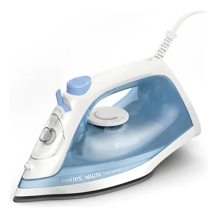 Ferro de Passar a Vapor Philips Walita Dst1050 Série 1000 1700w Azul e Branco