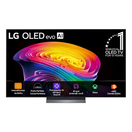 Smart TV LG OLED evo AI 4K C6 55 polegadas Webos26