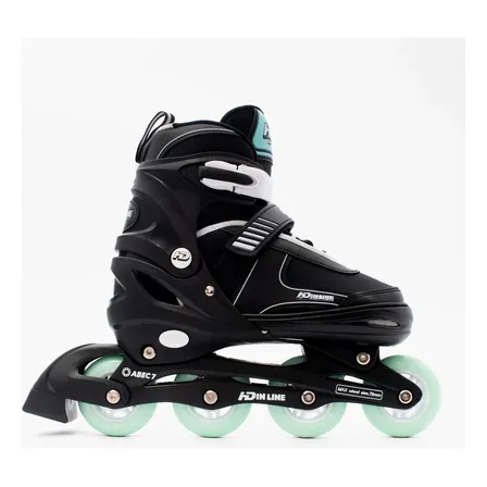 Patins Hd Inline Ajustável - (37/40eu - 35/38br) - Sonic 70 Mm Branco