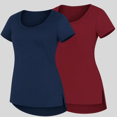 Kit 2 Blusa Tapa Bumbum Fitness Treino Academia Fashion