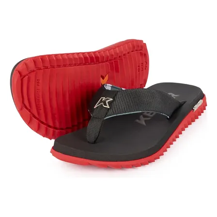 Chinelo Kenner Kivah Line Preto/vermelho Liso 40