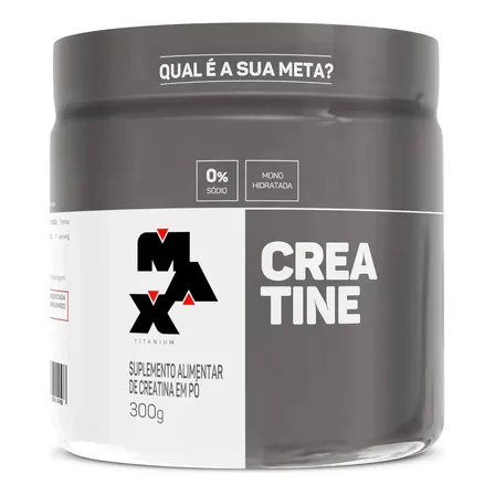 Creatina 300 Gr Max Titanium Sabor Sem sabor Creatina Monohidratada