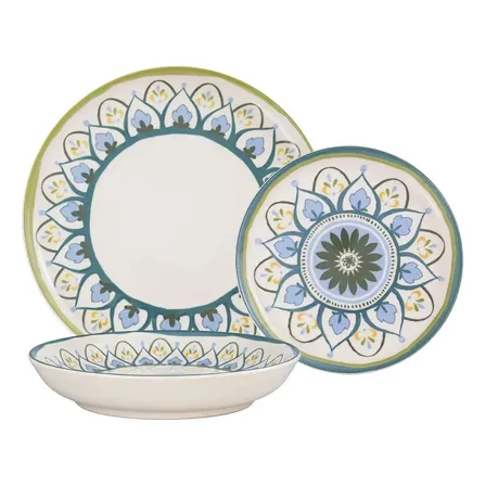 Aparelho De Jantar 18 Peças Flat Nisa Oxford
