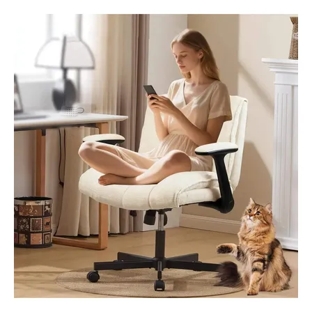 Cadeira de Descanso Python Fly Ergonômica com Apoio de Braços Ajustável Bege