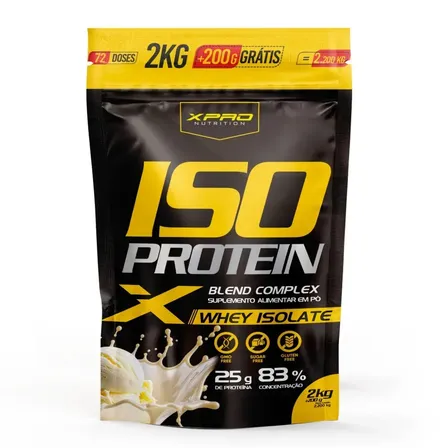 Whey Protein Isolado Iso Blend Complex Zero Açucar Baunilha 2.200kg Xpro Nutrition