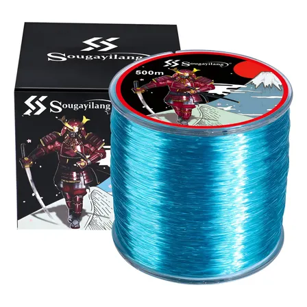 Linha De Pesca 500m Nylon Linha Monofilamento 0,14mm-0,50mm