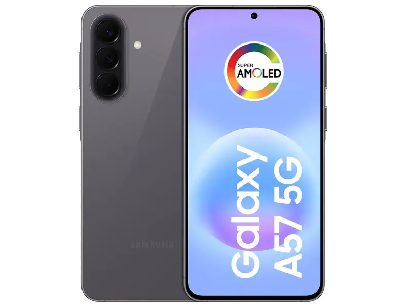 Smartphone Samsung Galaxy A57 128GB Cinza - 5G + Smartband Samsung Galaxy Fit3 Grafite