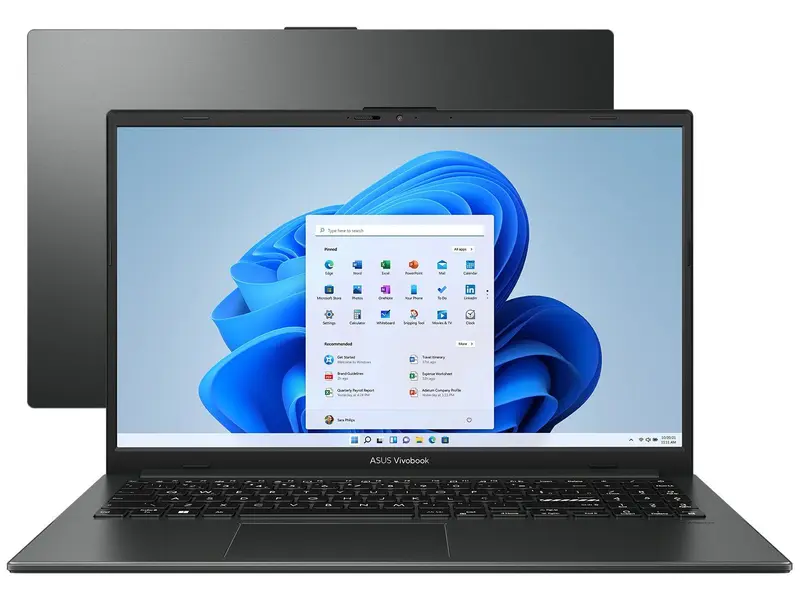 Notebook ASUS Vivobook Go E1504FA AMD Ryzen 5 7520U 8GB Ram 256GB SSD Windows 11 Tela 15,6" FHD Black - NJ825W