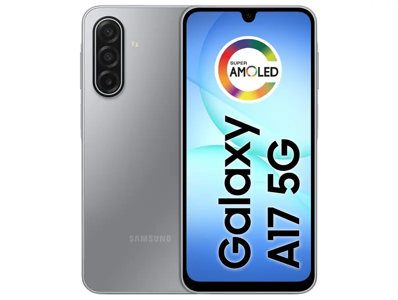 Celular Samsung Galaxy A17 128GB 5G 4GB RAM Preto 6,7" Câm. Tripla + Selfie 13MP