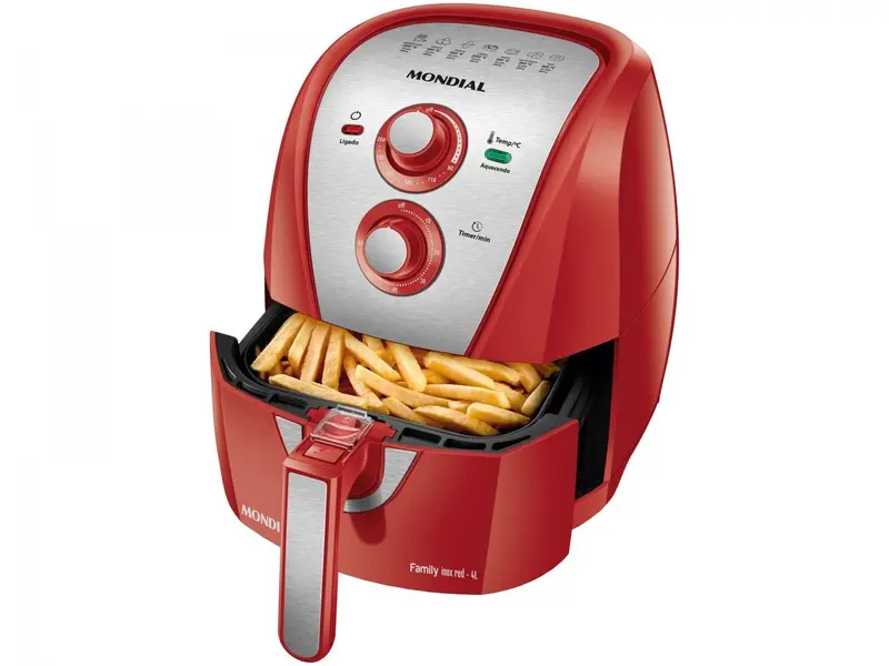 Air Fryer Mondial Family AFN-40-BI Preto e Inox 4L com Timer