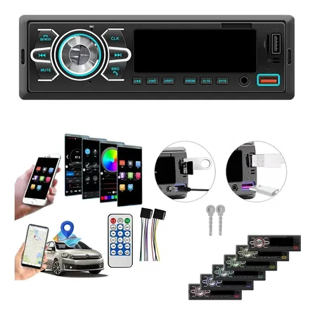Mp3 Player Som Automotivo Radio Bluetooth Fm Usb Carro 1 Din