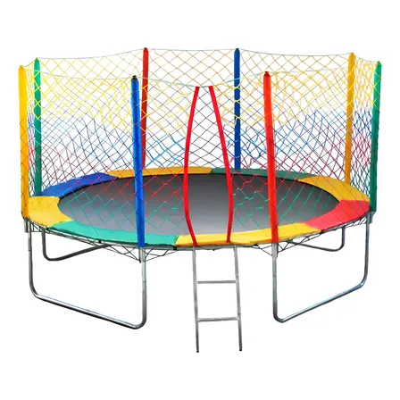 Cama Elástica 3,05 Mts Direto Da Fabrica Suporta Até 188 Kg Preto Colorido