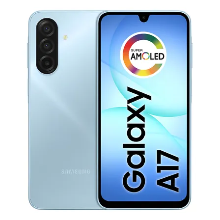 Celular Samsung Galaxy A17 Com Ia, 256gb, 8gb Ram, Câm De 50mp, Tela De 6.7 , Nfc, Ip54 - Azul