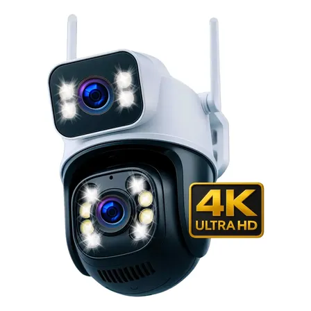 Câmera Segurança Externa Visão Noturna Zoom 6x 3+3mp Ful Versão Atualizada