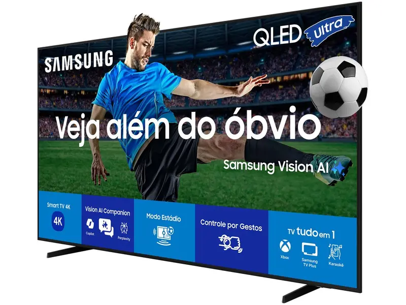 Smart TV 65" Samsung Ultra 4K QLED QN65Q7FAAGXZD Tizen Q4 AI 3 HDMI