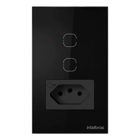 Tomada com Interruptor Inteligente WI-FI ETW 1021 Intelbras