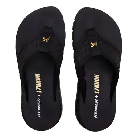 Sandália Casual Masculina Rakka Elite L7 Palmilha Eva Kenner Preto Sem Desenho 43 Br