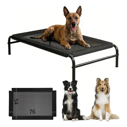 Kit Cama Para Cachorro Pets Suspensa Grande 90*54*15 Cm Suporta 30 Kg