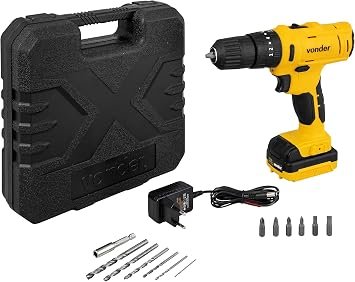 Vonder, Parafusadeira/Furadeira com Impacto A Bateria, 12 V